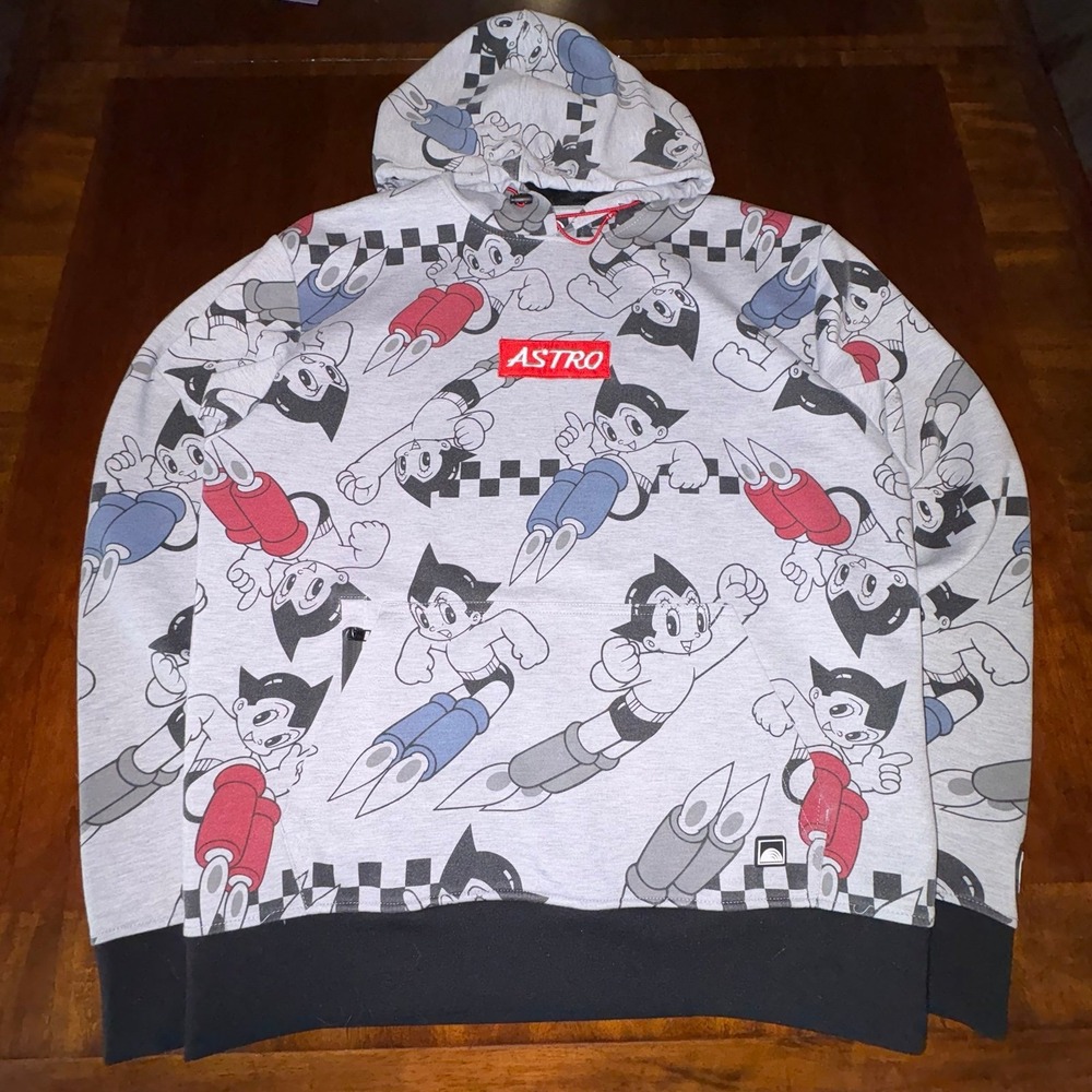 Southpole‎ x Astro Boy Hoodie Medium Anime Streetwear Y2K Pullover